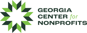 Georgia Center for Nonprofits logo with a green geometric star and bold text to the right.