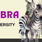 A baby zebra stands before zebra illustrations and bold "Zebra Diversity"—part of a mural donation to the community.
