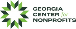 Georgia Center for Nonprofits logo with a green geometric star and bold text to the right.